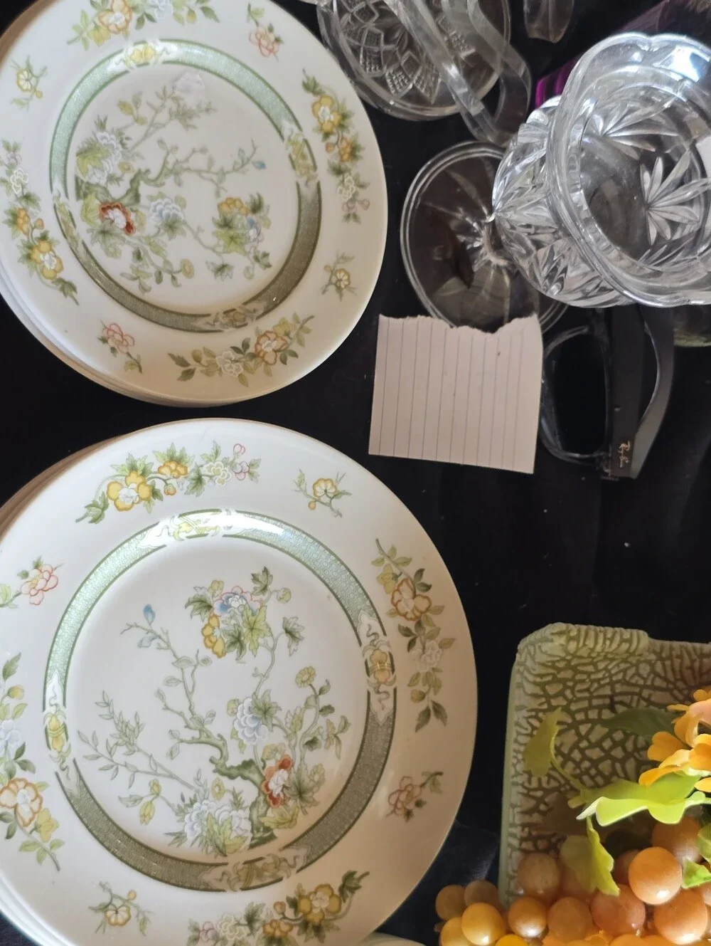 Royal Doulton Tonkin Pattern Salad Plates And Bread Plates 8 Pc Set